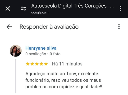 Tela apresentada no projeto Tony + HabilitaAI